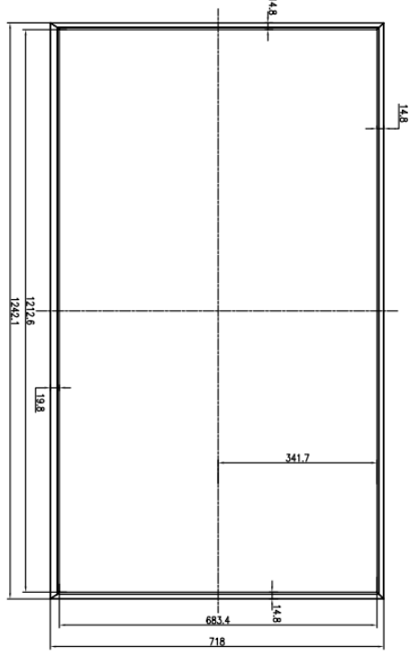 55inch 2500nit High Brightness LCD Display