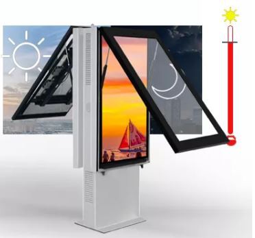 55 Inch Double Side Totem Lcd Outdoor