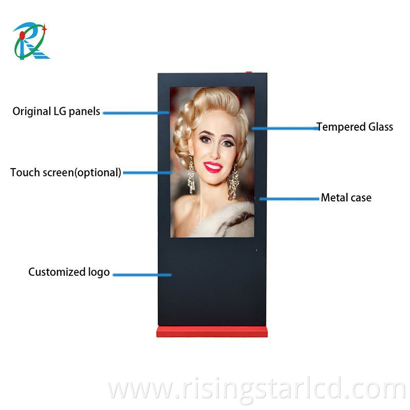 floor standing lcd billboard